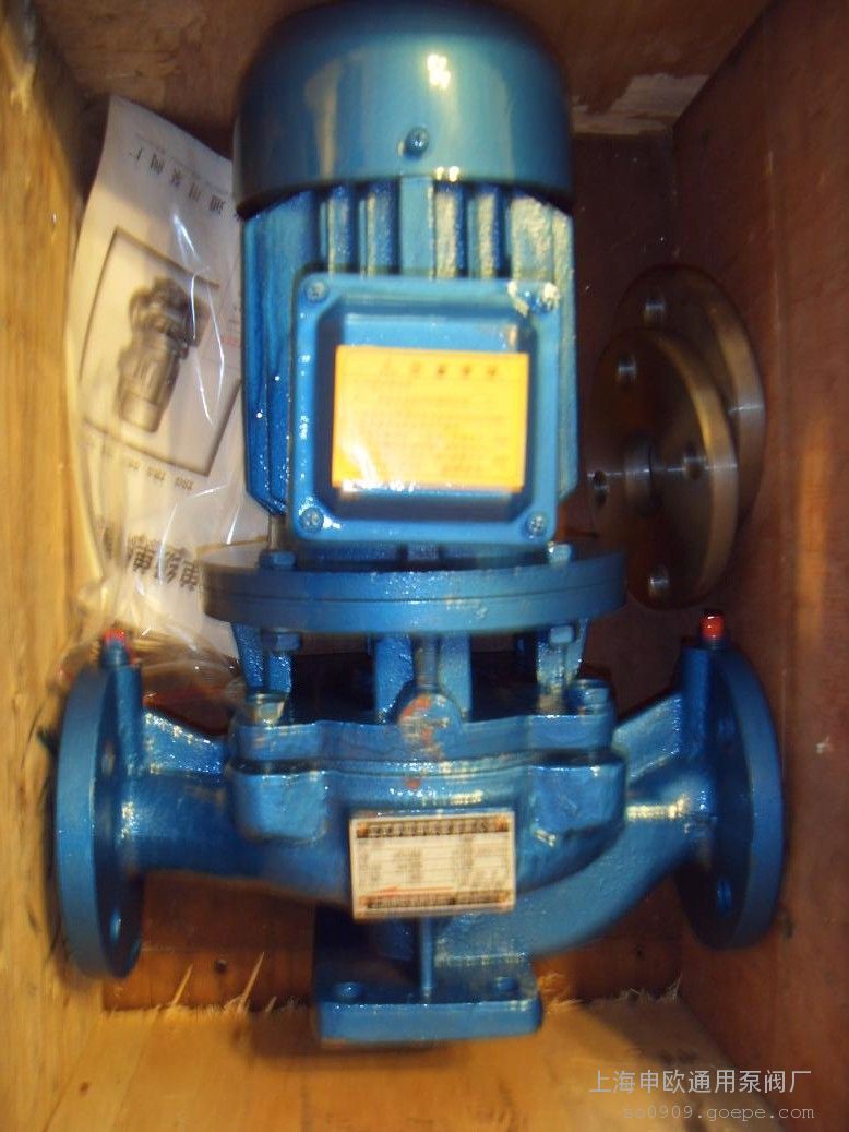 ISG40-125立式管道离心泵