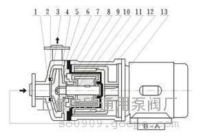 CQ40-20不锈钢磁力泵