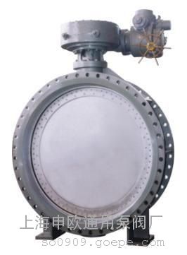 D943H-16C-DN1200大口径硬密封电动法兰蝶阀