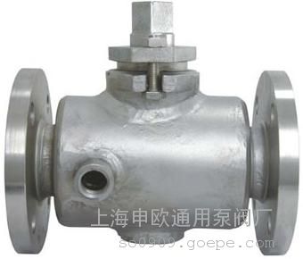 BX43W-10P-DN40 304不锈钢保温二通旋塞阀