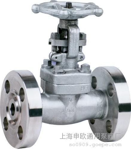 Z41W-40P-DN25国标304锻钢法兰闸阀