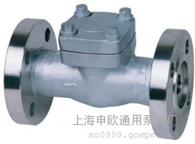 H41W-600LB-DN11/2''锻钢升降式法兰止回阀