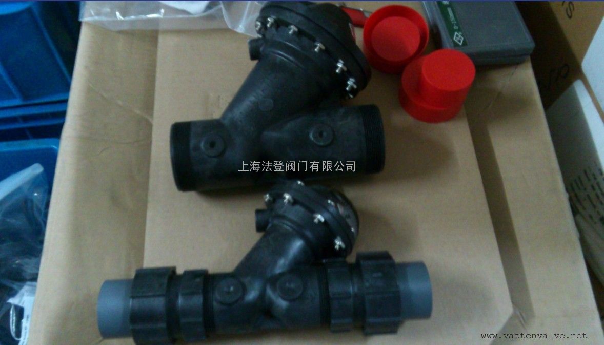 原装进口521-A-125#系列气动Y型隔膜阀，气动塑料隔膜阀