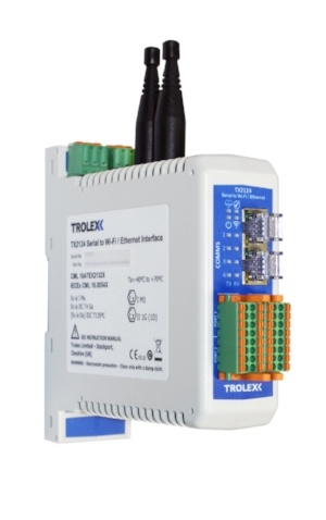 英国 trolex TX2124 串行到Wi-Fi/Ethernet接口