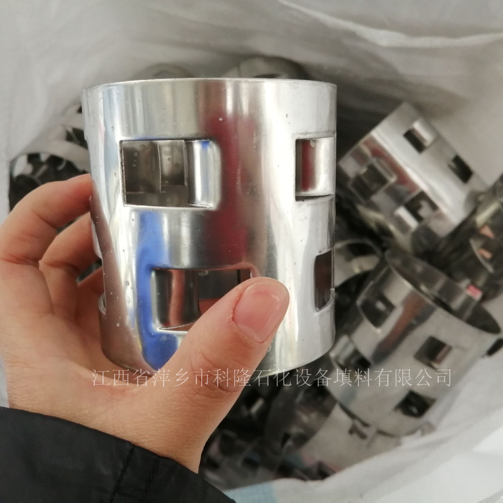 科隆牌DN76金属304鲍尔环填料用于吸收塔的效果