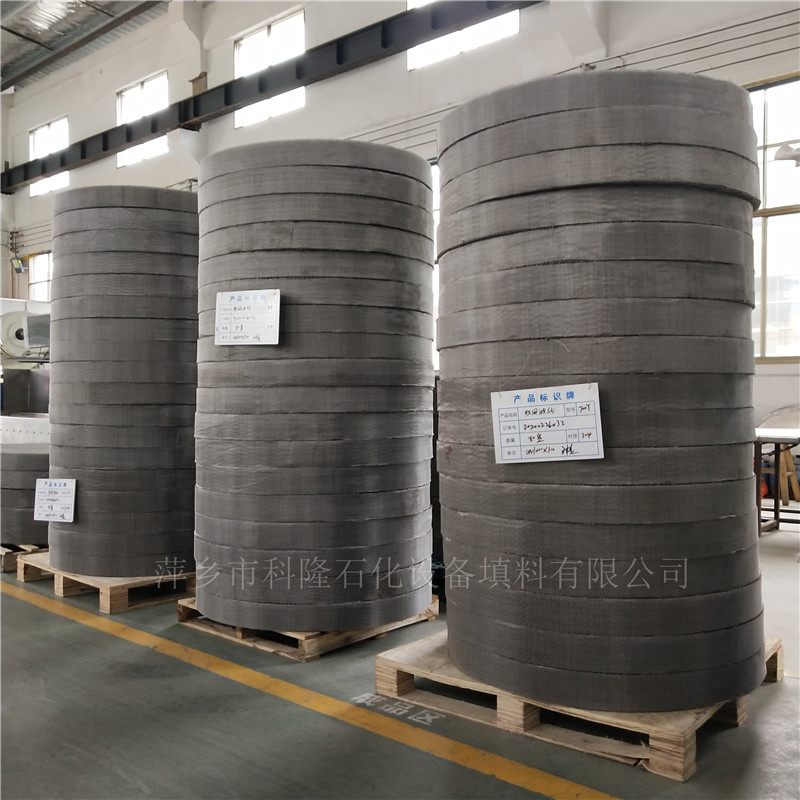科隆牌CY700型丝网波纹填料丝面表积越大分离效果越好