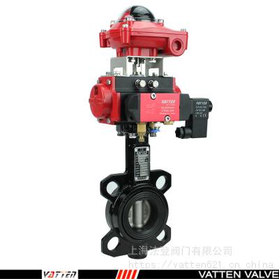 vatten气动电磁污水蝶阀 VT1ADW11A