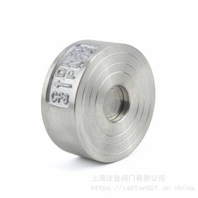 vatten碳钢对夹排污止回阀 排水排气单向阀 VTH71H-16C