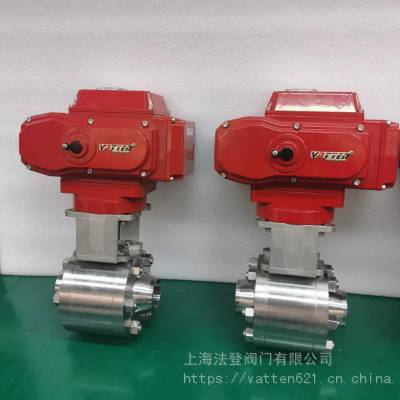 VATTEN电动对焊球阀双相钢 过高盐水介质电动阀VT2CEB33B