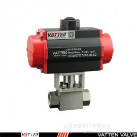 VATTEN工業(yè)小口徑單作用焊接高壓氣動(dòng)球閥VT2CDB53B