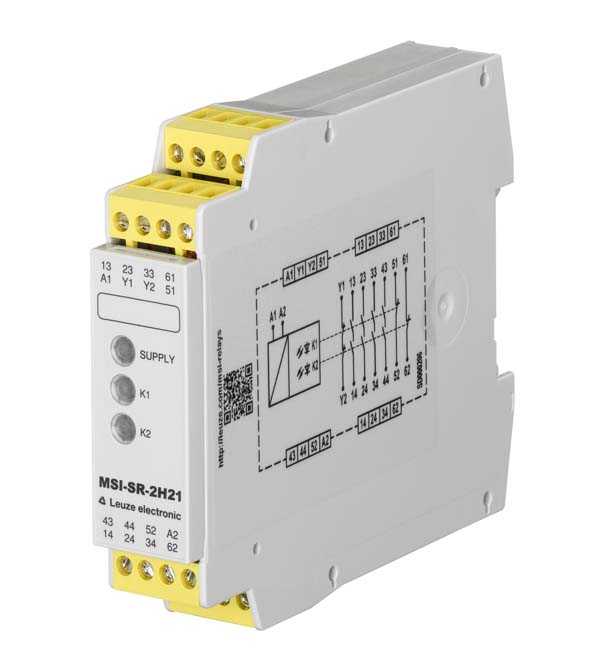 劳易测原装LEUZE安全继电器MSI-SR-2H21-01 MSI-SR-2H21-03