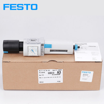 费斯托FESTO过滤减压阀MS4-LFR-1/4-D6-CRM-AS/-CRV-AS/-ERM-AS