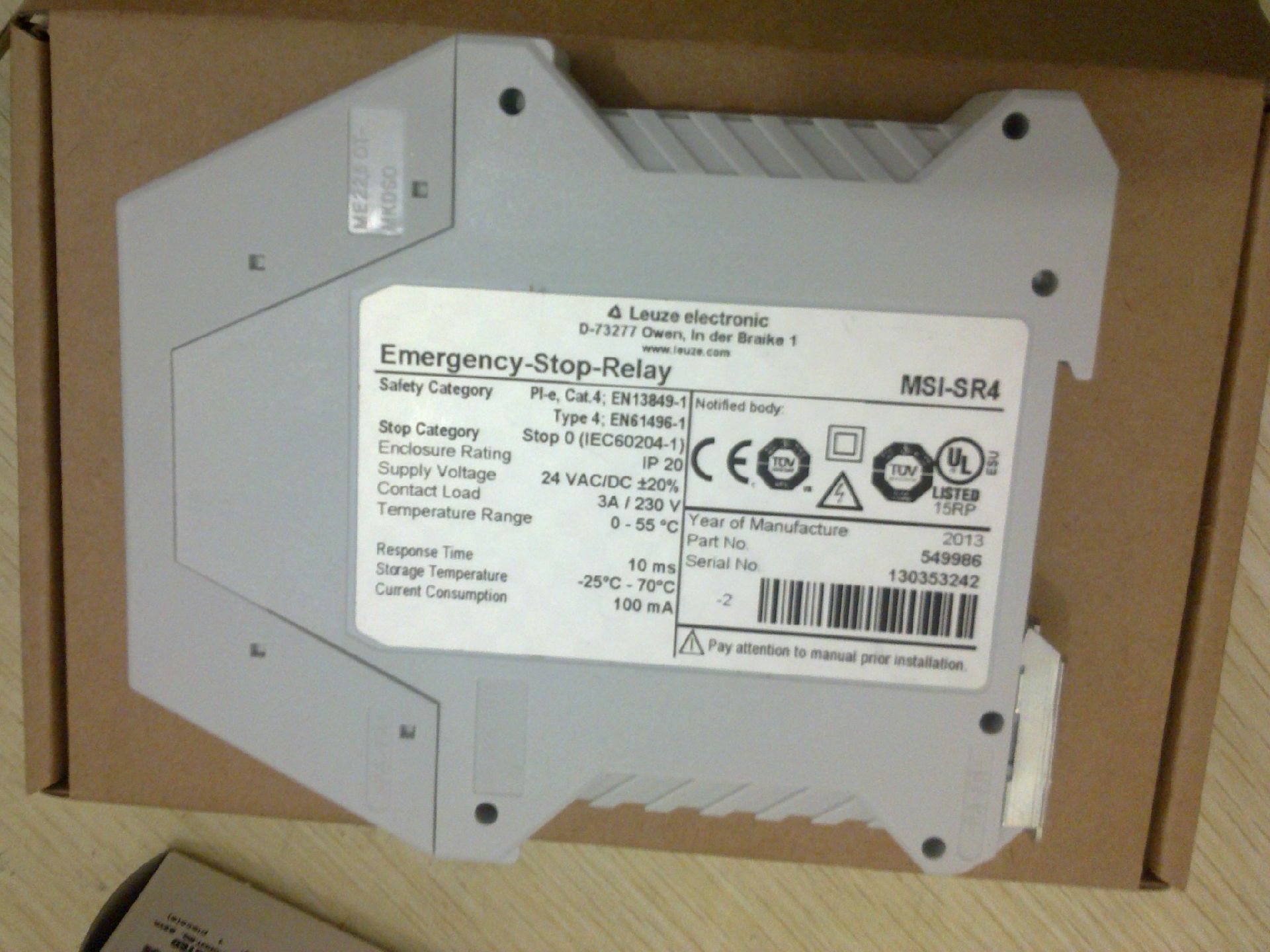 劳易测LEZUE安全继电器全新原装正品 MSI-SR4 MSI-SR5 MSI-SR2/F
