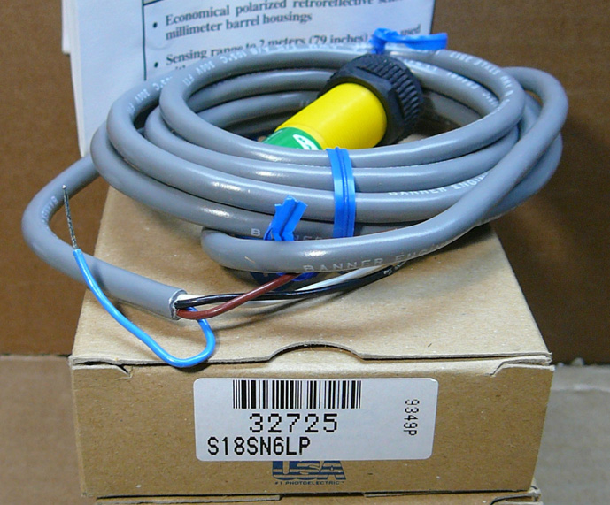 邦纳正品美国M18光电开关漫反射S18SN6D/S18SP6L/S18SN6L/S18SP6D