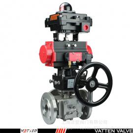 VATTEN氣動(dòng)壓縮空氣閥門氣動(dòng)開關(guān)高溫球閥VT2BDF33A