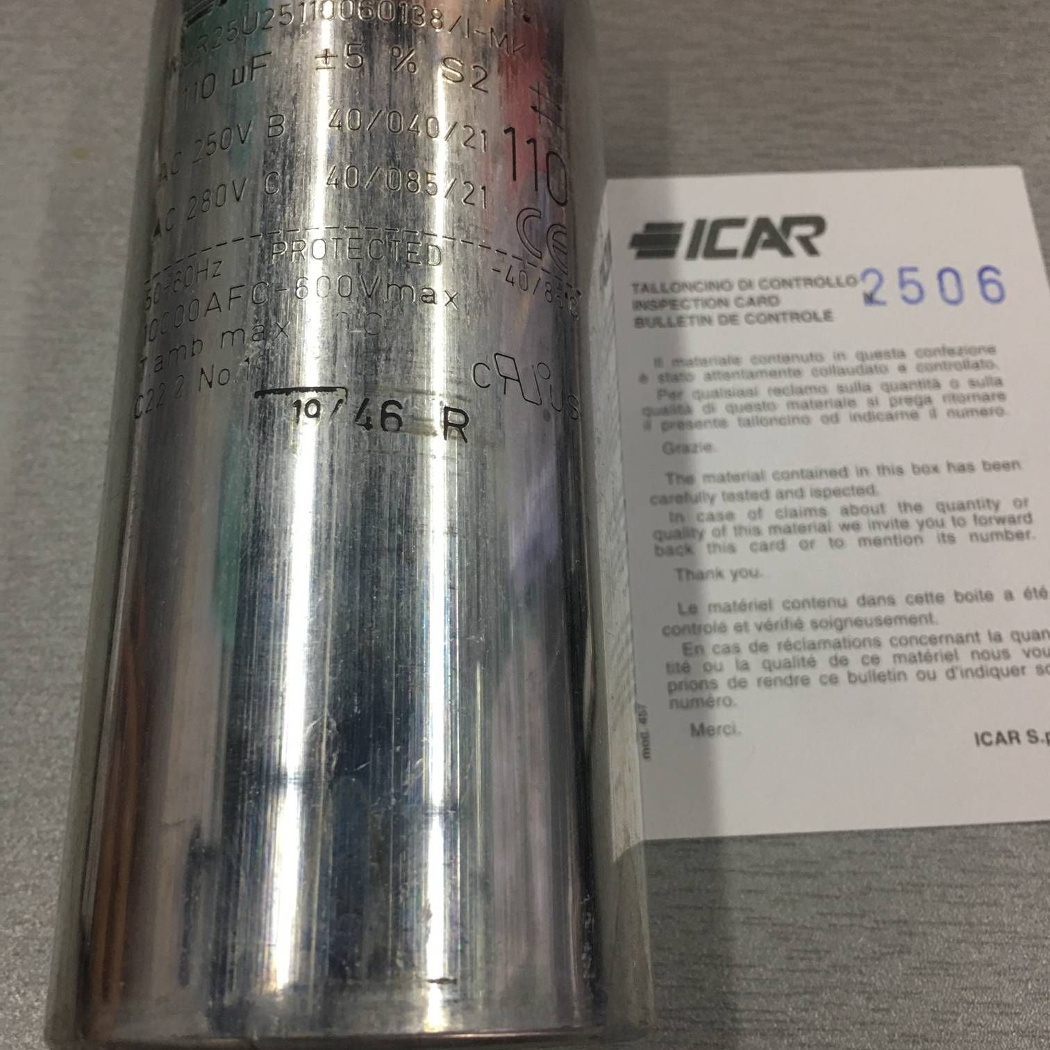 Icar电力电容有着广泛的工业用途 LNK–P1X