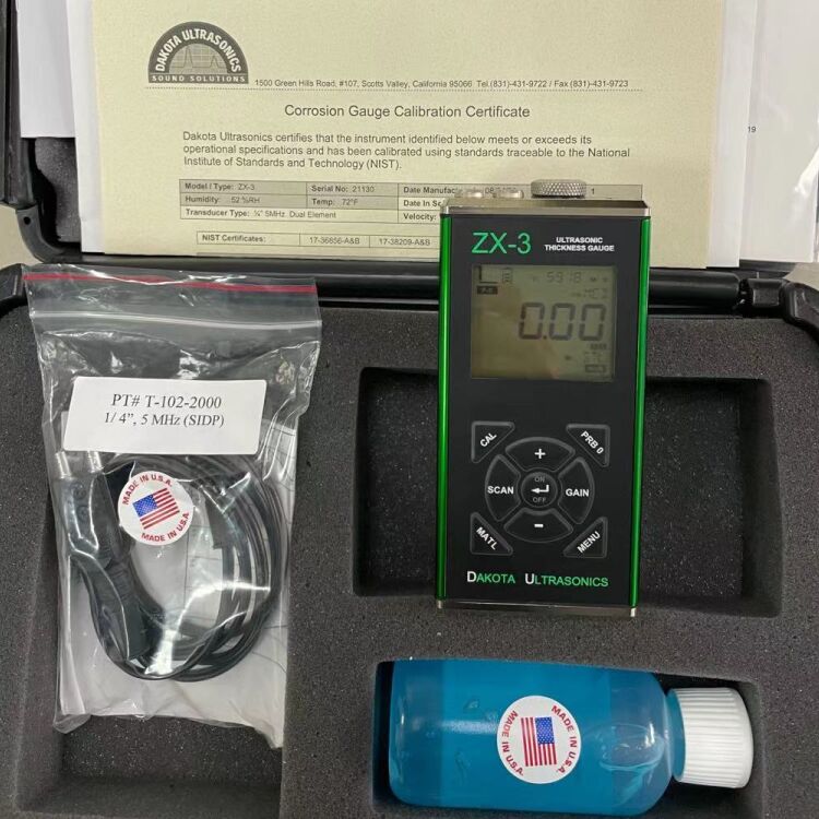 美国DAKOTA达高特超声波测厚仪ZX-3
