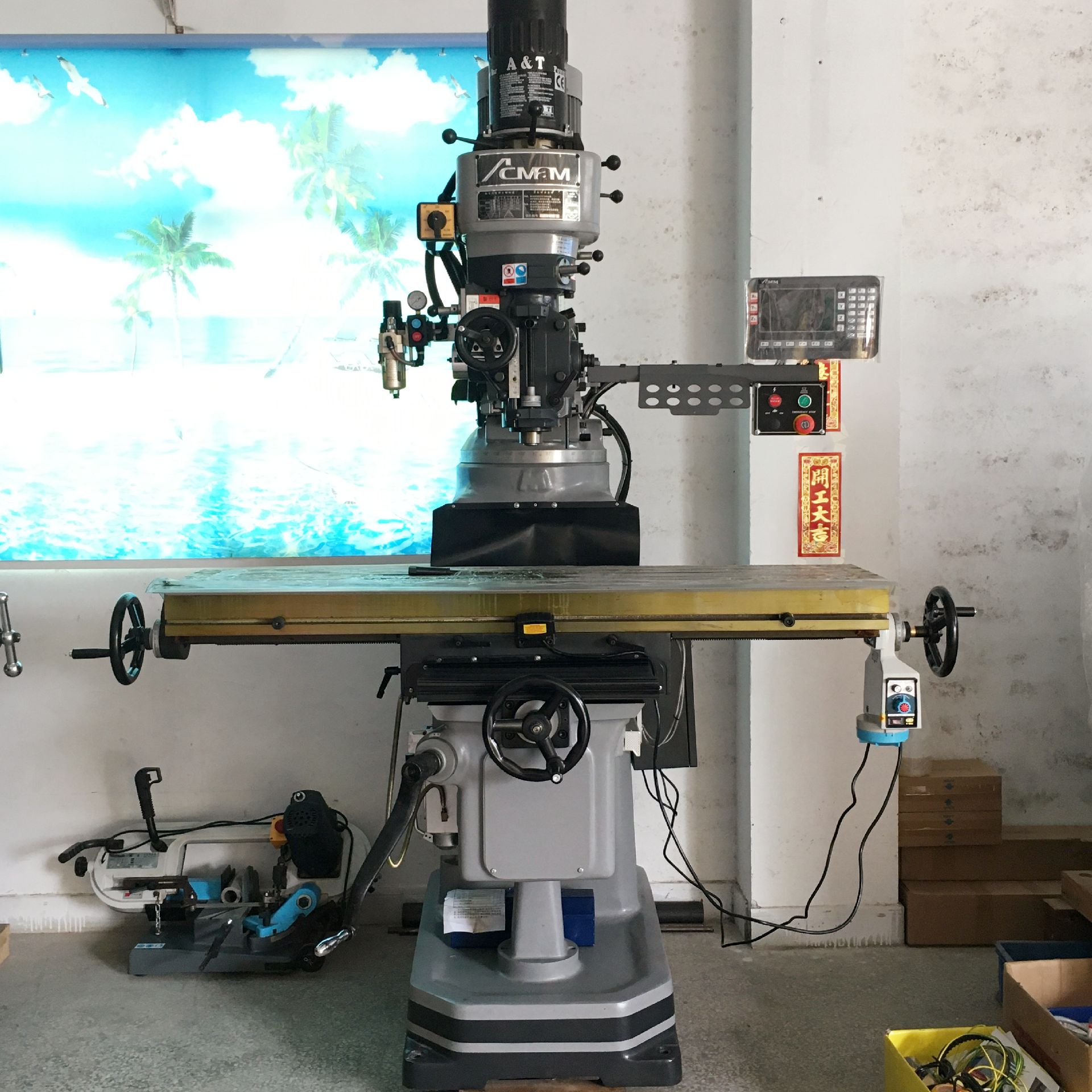 丰堡精密型炮塔铣床 加工磨削必备的机床 大品牌值得信赖FTM-X4