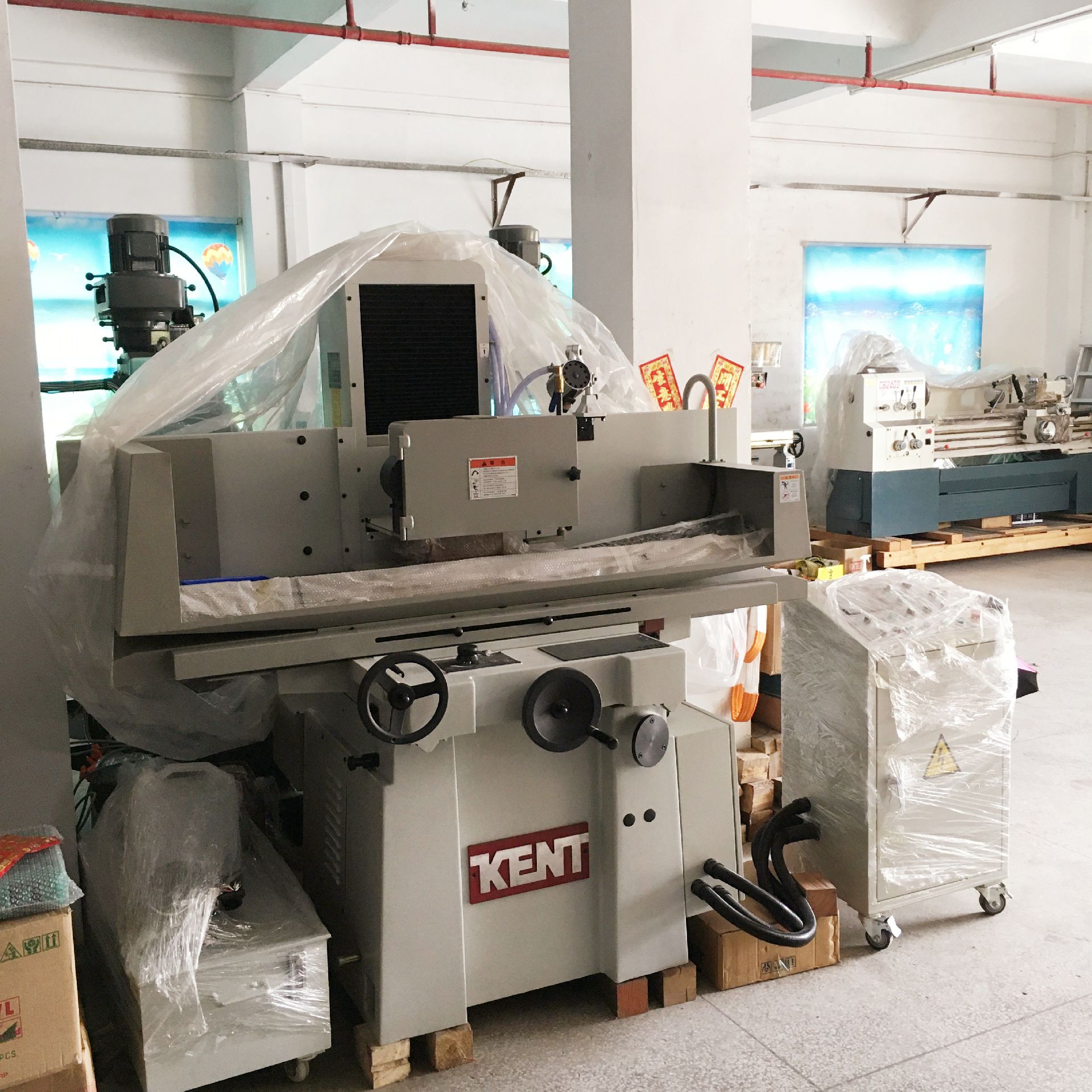 建德4080精密平面磨床 上下伺服控制磨床 高精度法兰式主轴KGS-84WM1