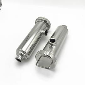 巨捷機(jī)械衛(wèi)生級快裝角式過濾器 不銹鋼角式過濾器 304管道過濾器
