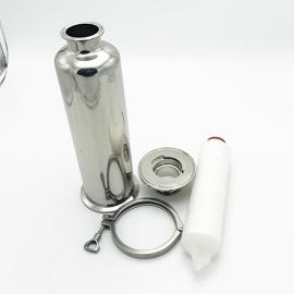 巨捷衛(wèi)生級不銹鋼 活接 螺紋 快裝304 316L管式濾芯過濾器 