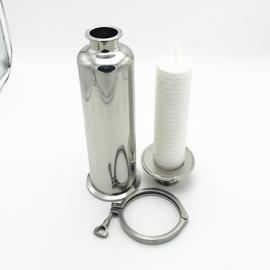 巨捷 不銹鋼304 316L內(nèi)外鏡面拋光快裝直通管式過濾器