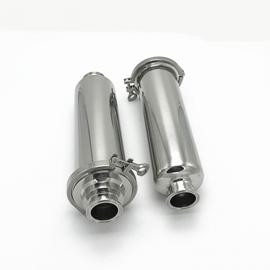 巨捷 衛(wèi)生級帶排氣閥管道過濾器 快裝氣體過濾器