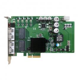 ADVANTECH研华PCIE-1674E视觉影像专用网卡4口千兆机器图像采集卡POE供电