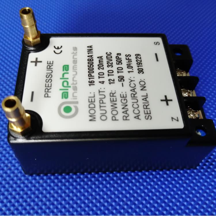 alpha161P0100DA6NA差压传感器0-100Pa 0.6% 4-20mA压差变送器工厂ALPHA