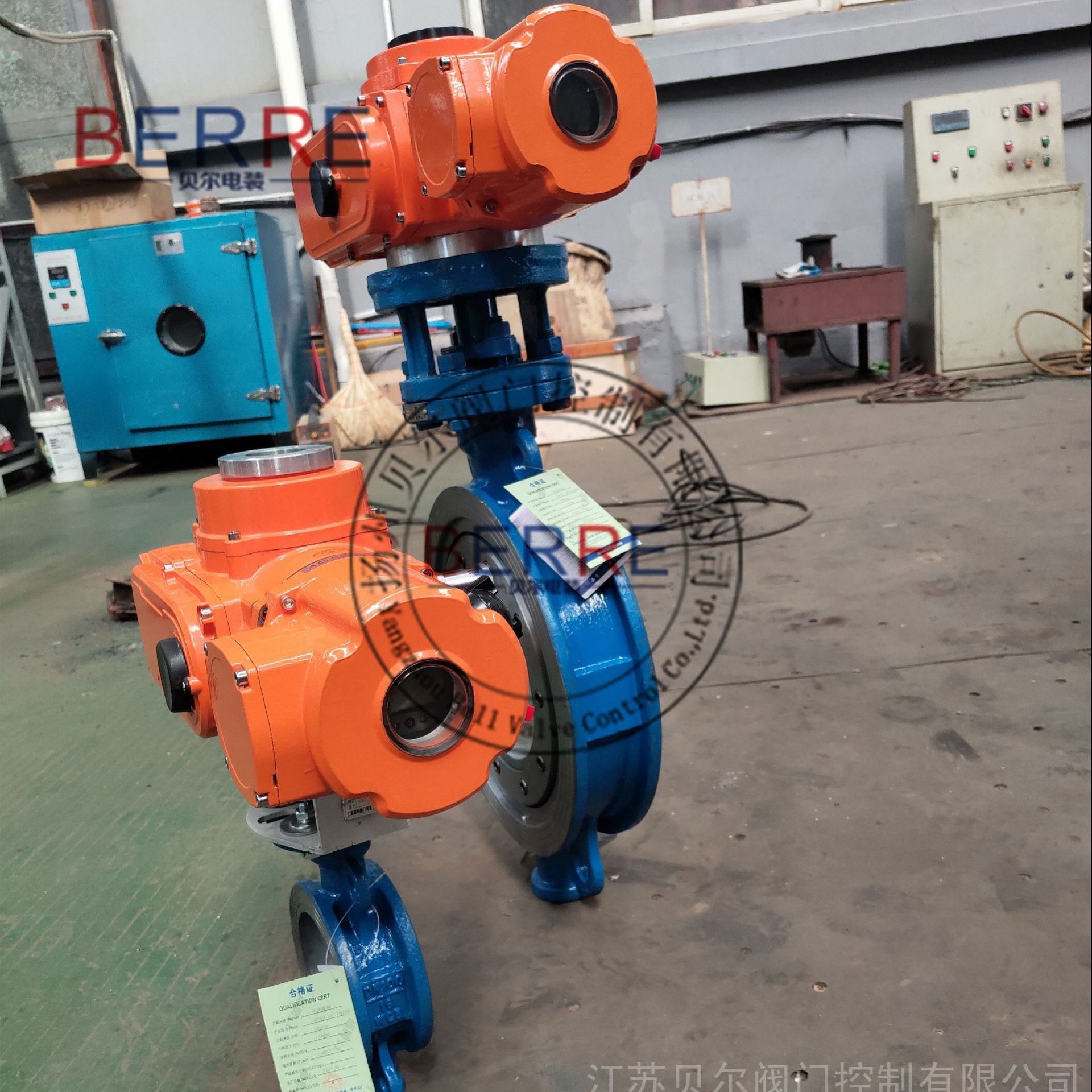 BERRED973H智能调节型电动对夹蝶阀D973H-16C DN200
