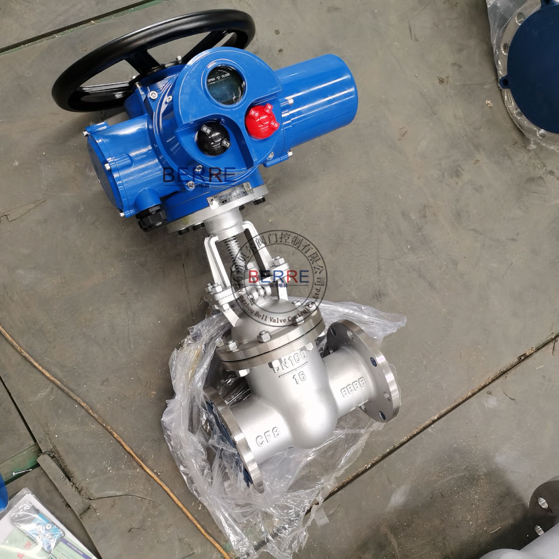 BERREDN80不锈钢电动调节闸阀Z941H-16P DN80