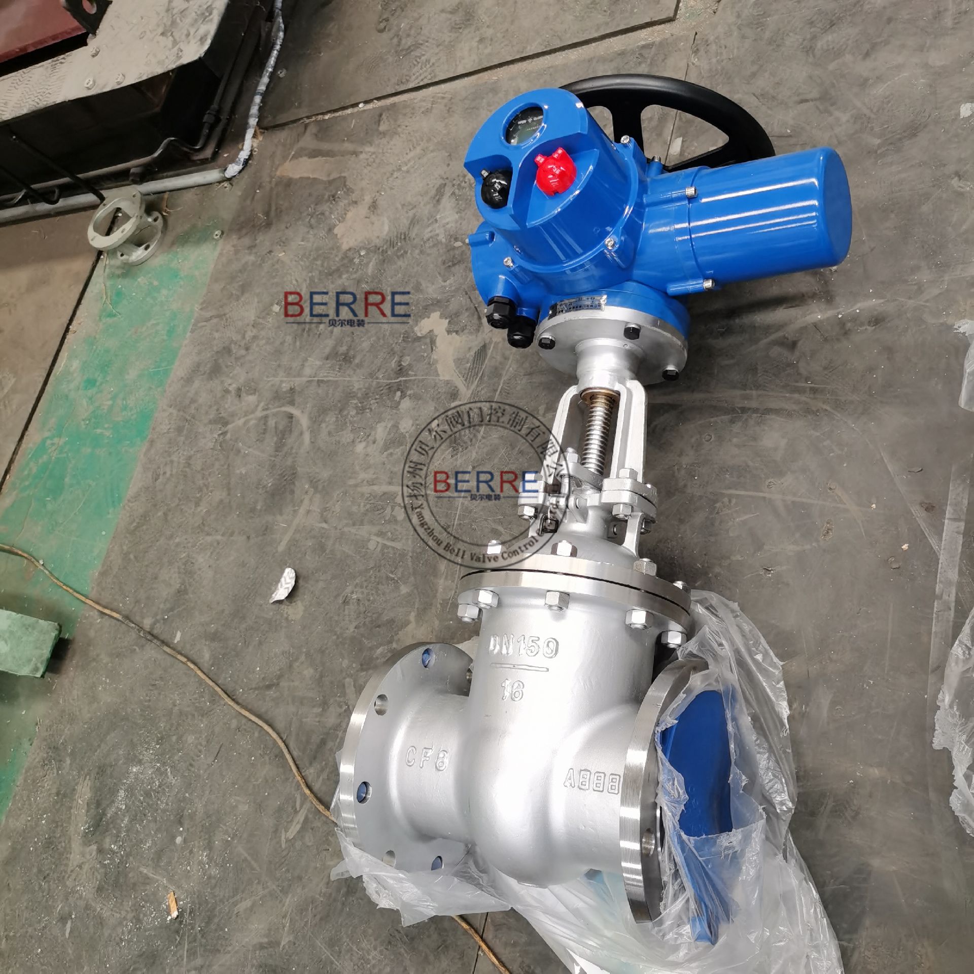BERRE智能型不锈钢电动开关闸阀Z941H-16P DN100
