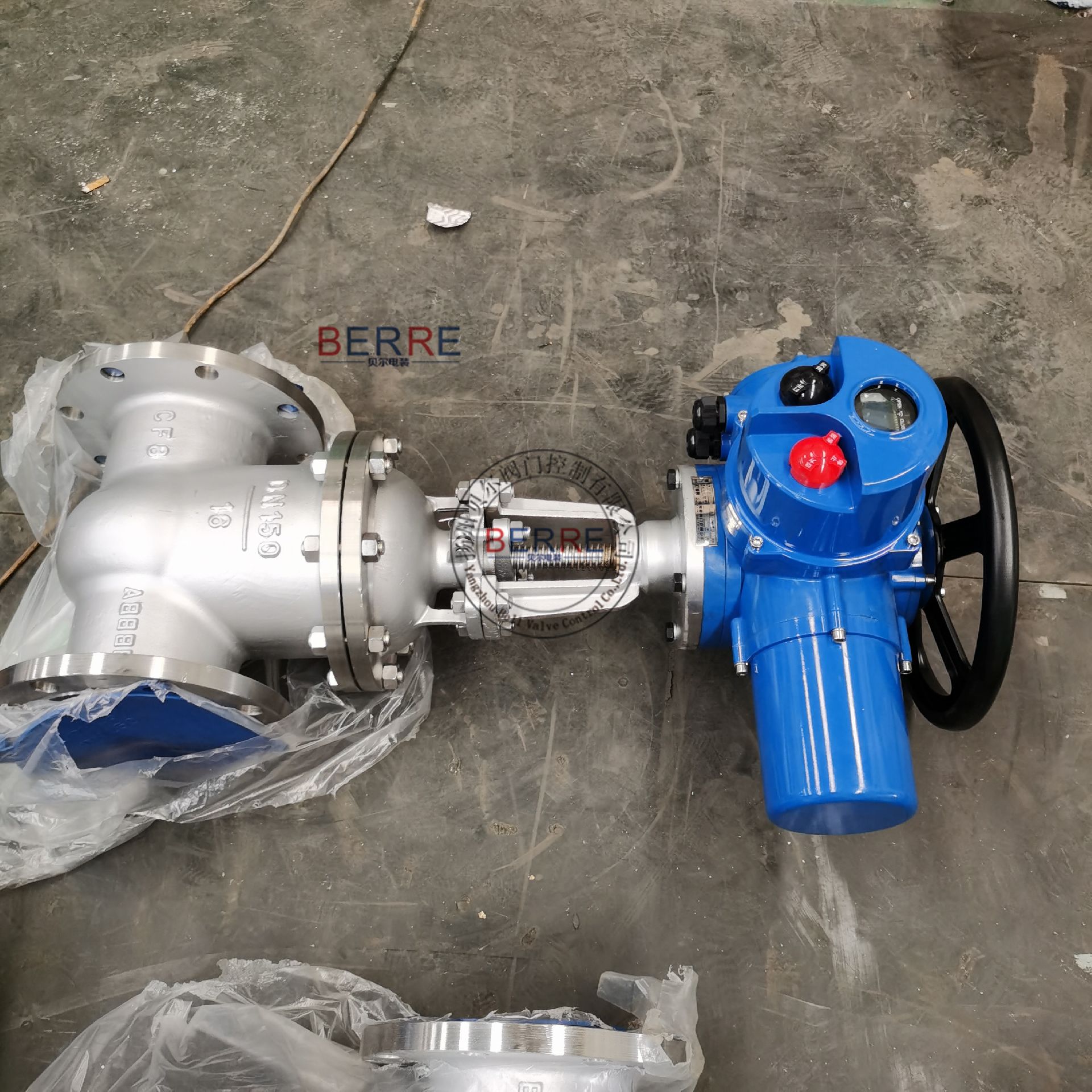 BERRE智能型不锈钢电动开关闸阀Z941H-16P DN100