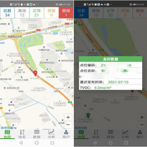 智易时代ZWIN-VOCs-APP移动APP系统