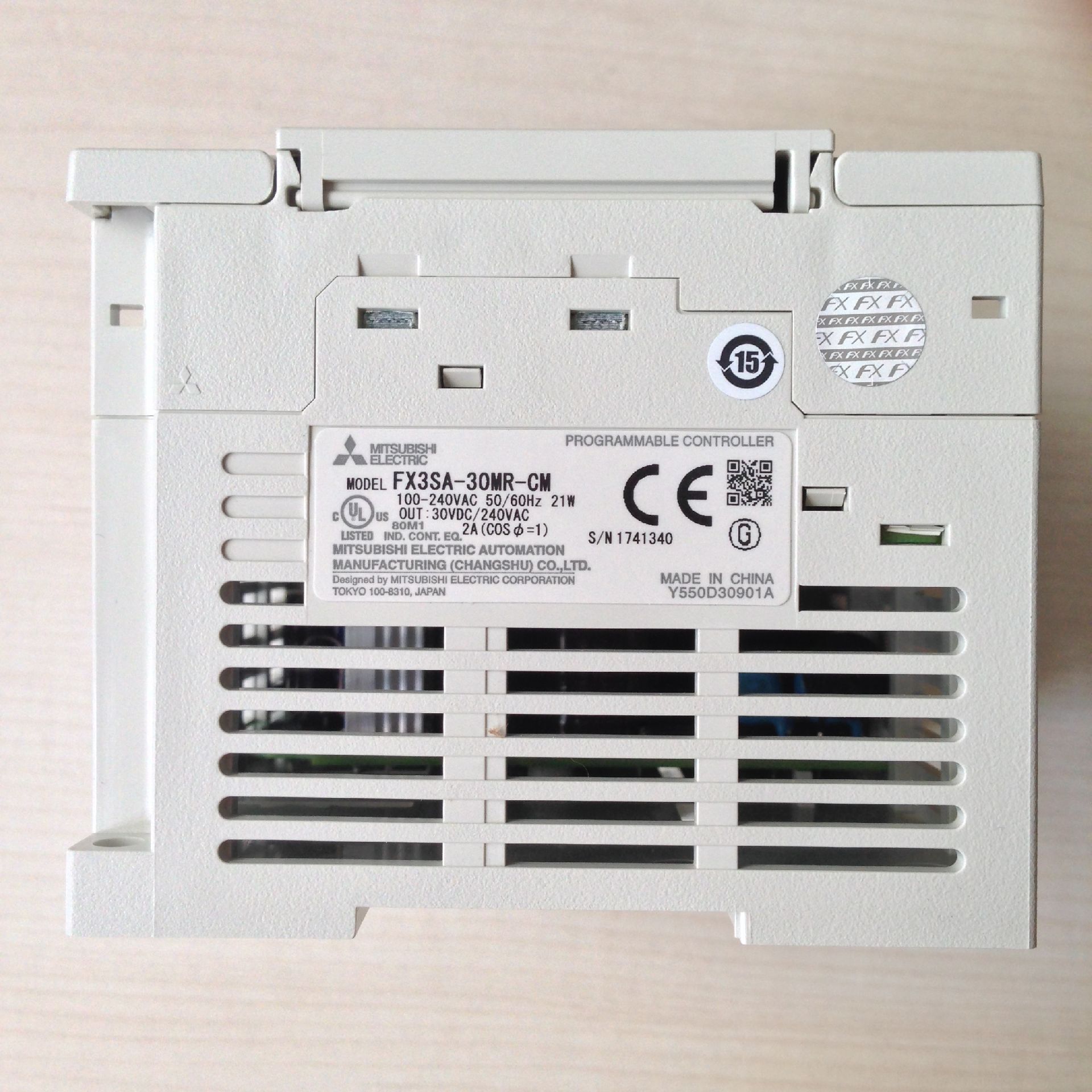 三菱FX30点PLC继电器输出FX3SA-30MR-CM