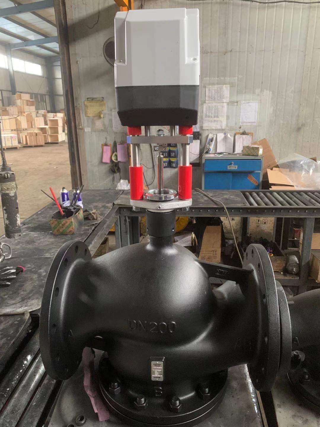 DN200+AME85丹弗斯电动调节阀