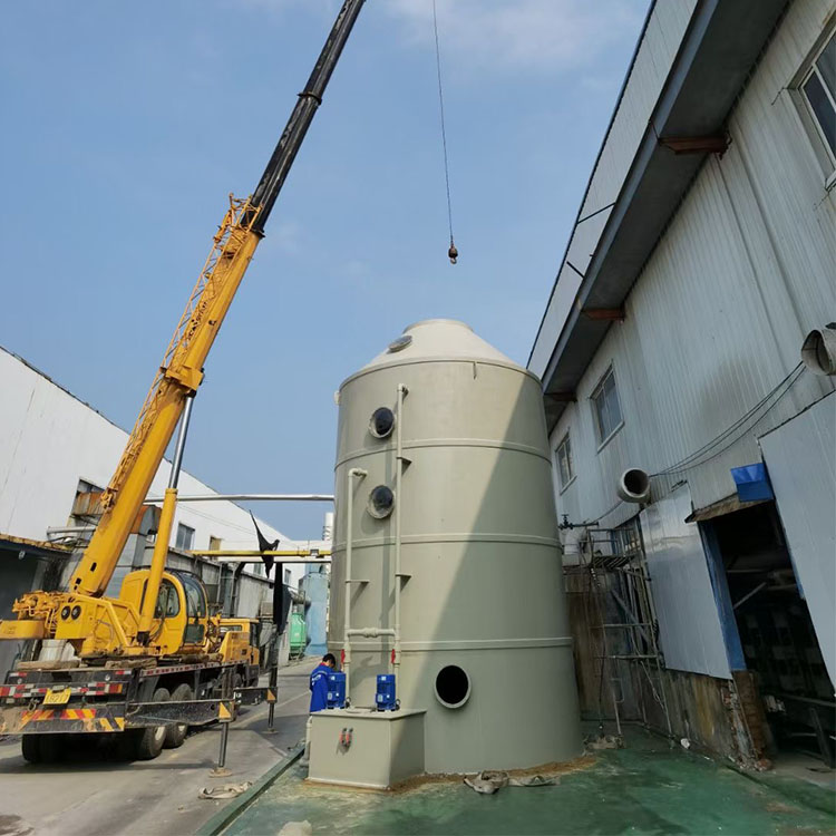 臻柏锅炉烟气洗涤塔 性能良好 燃煤湿式洗涤处理塔 按需定制