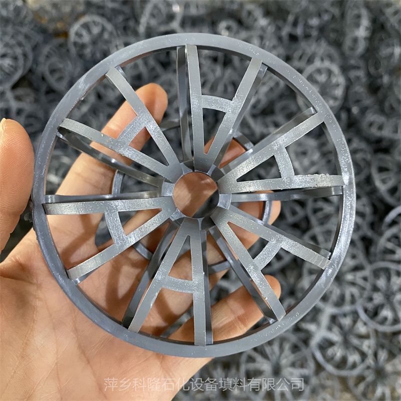 科隆牌CPVC氯化聚氯乙烯花环A字型填料生产大量现货DN95