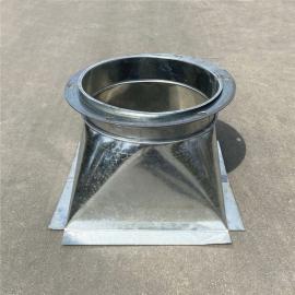 瑞通生產(chǎn)加工風(fēng)管風(fēng)機(jī)接口鍍鋅天圓地方