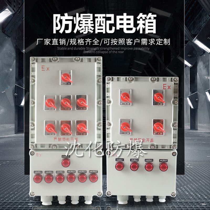 沈化水泵防爆控制箱防爆照明动力配电箱BXMD51-7KXX