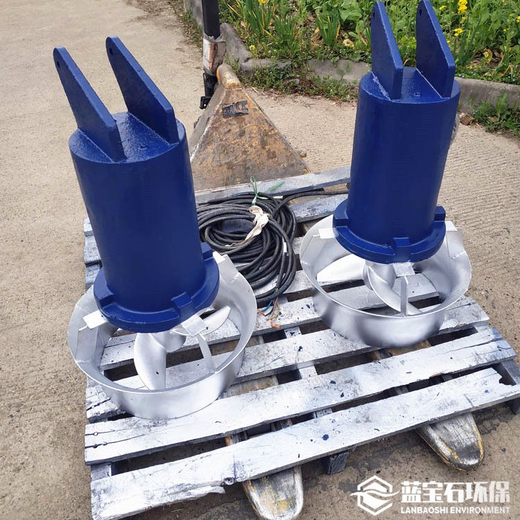 蓝宝石混合搅匀不沉淀污水搅拌器QJB3/8-320/3-740