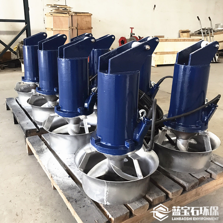 蓝宝石混合搅匀不沉淀污水搅拌器QJB3/8-320/3-740