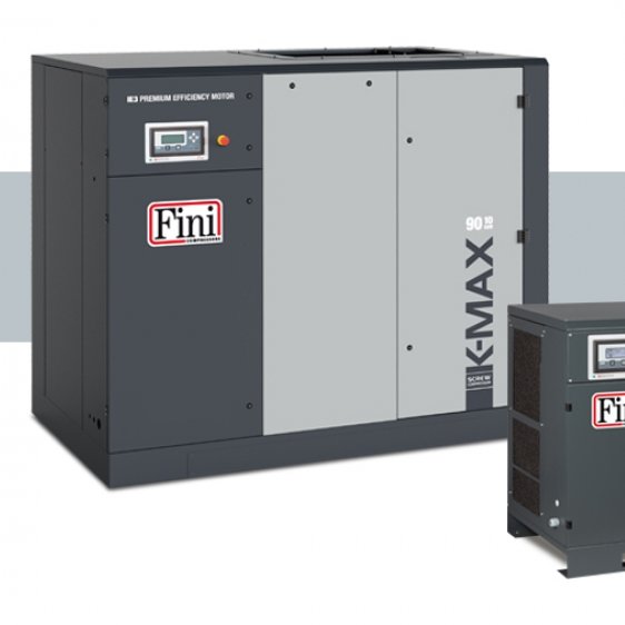 finicompressors 喷油螺杆式压缩机用于食品制造行业4.0 - 5.5KW