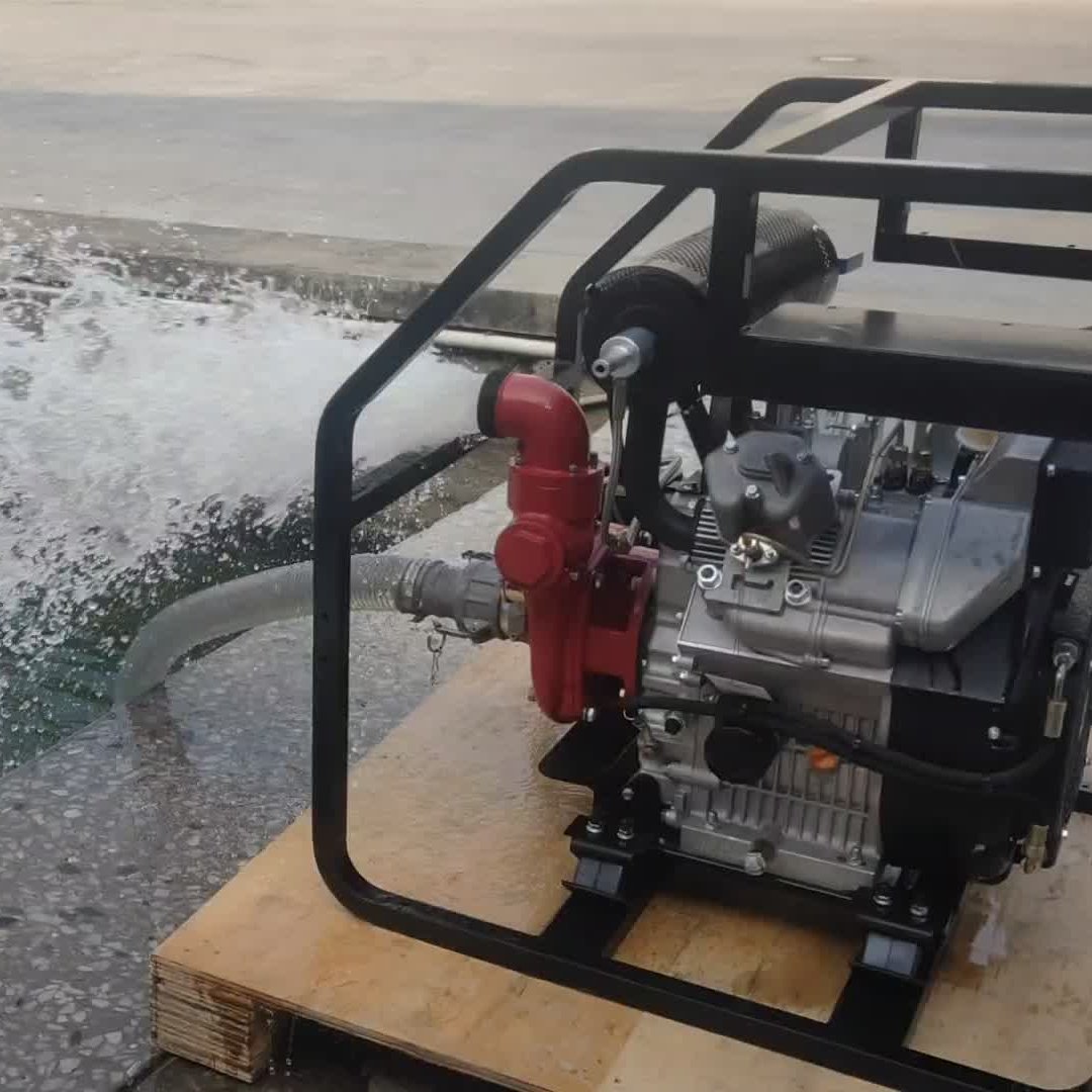 翰丝柴油机高扬泵4寸 双缸抽水机HS40HP-Y