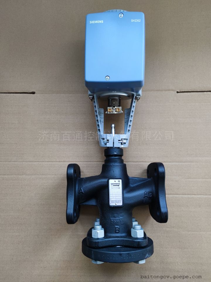 西门子电动蒸汽比例积分调节阀DN25 32 40 50 65 80 100断电关闭