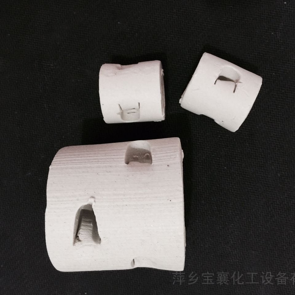宝襄陶瓷散堆鲍尔环传质填料Ф25 