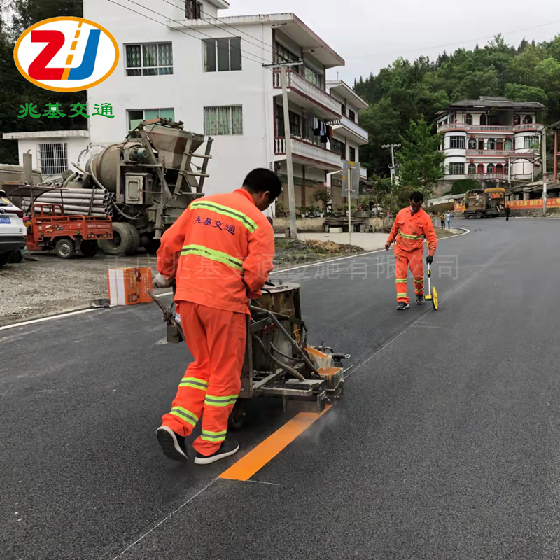 兆基工厂画消防通道网格线 公路热熔标线施工单位公司10、15、20