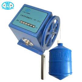 海河重錘浮子式水位計 平衡輪液位傳感器 帶顯示HSW
