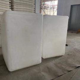 華社1.5噸方形塑料水箱 滾塑工藝一體成型方箱 1500L化工溶劑桶