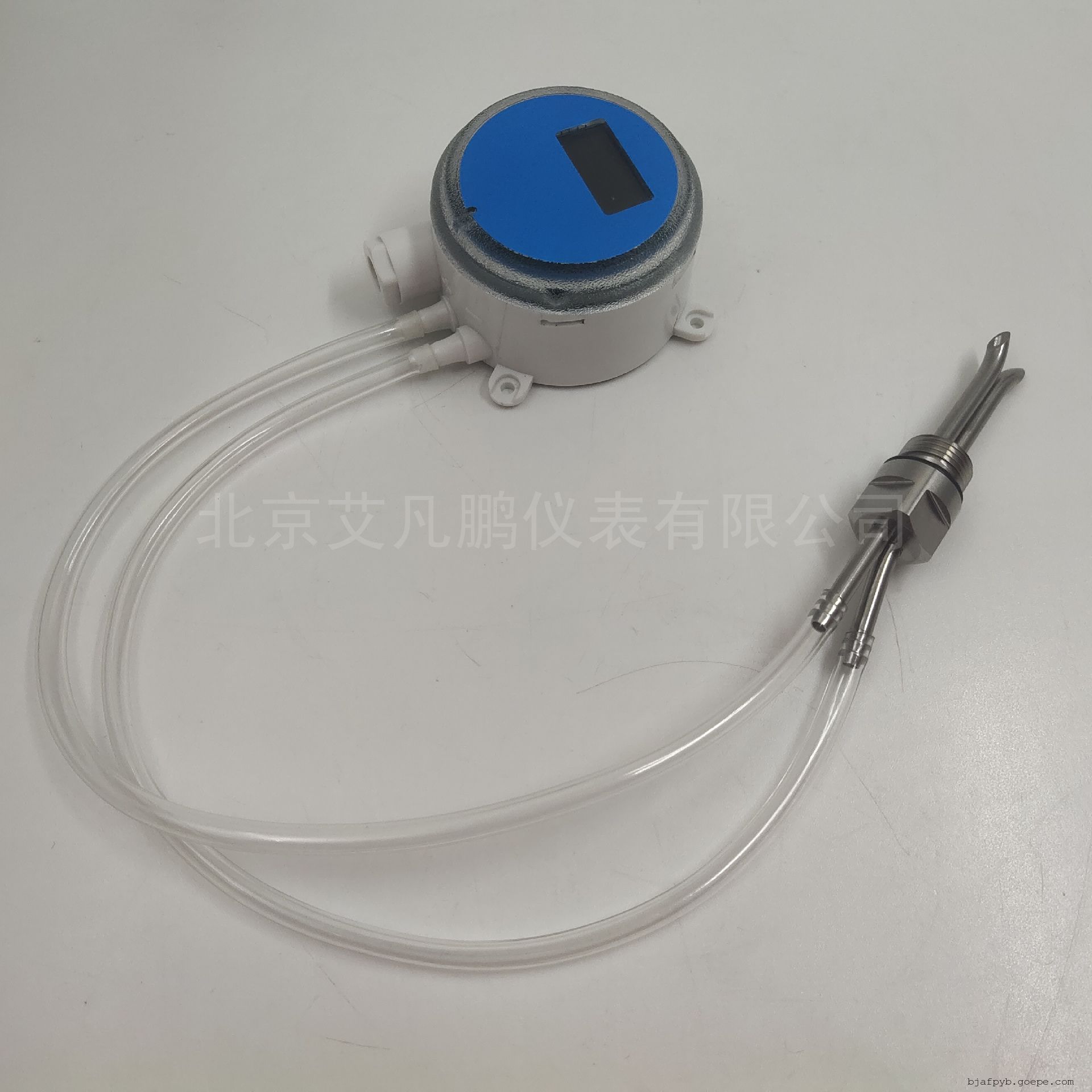 艾凡仪表管道式高温风速风温变送器4-20mA输出定制量程杆长